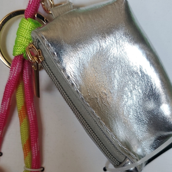 Piper K Silver and Multicolor Bag Charm & Key Chain - Picture 6 of 7
